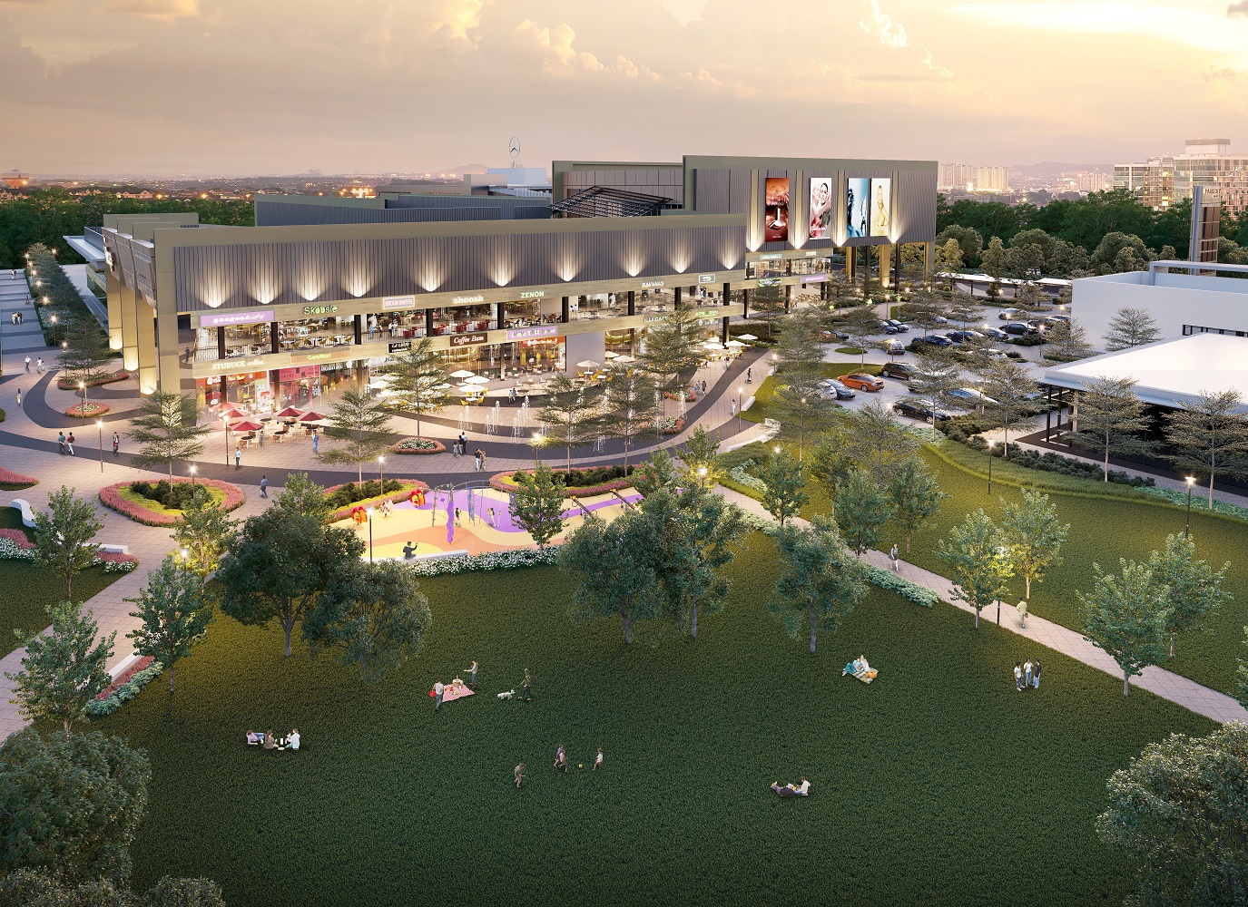 Park City Mall has a modern design, promises to become one of the best shopping centres in the west of Hanoi